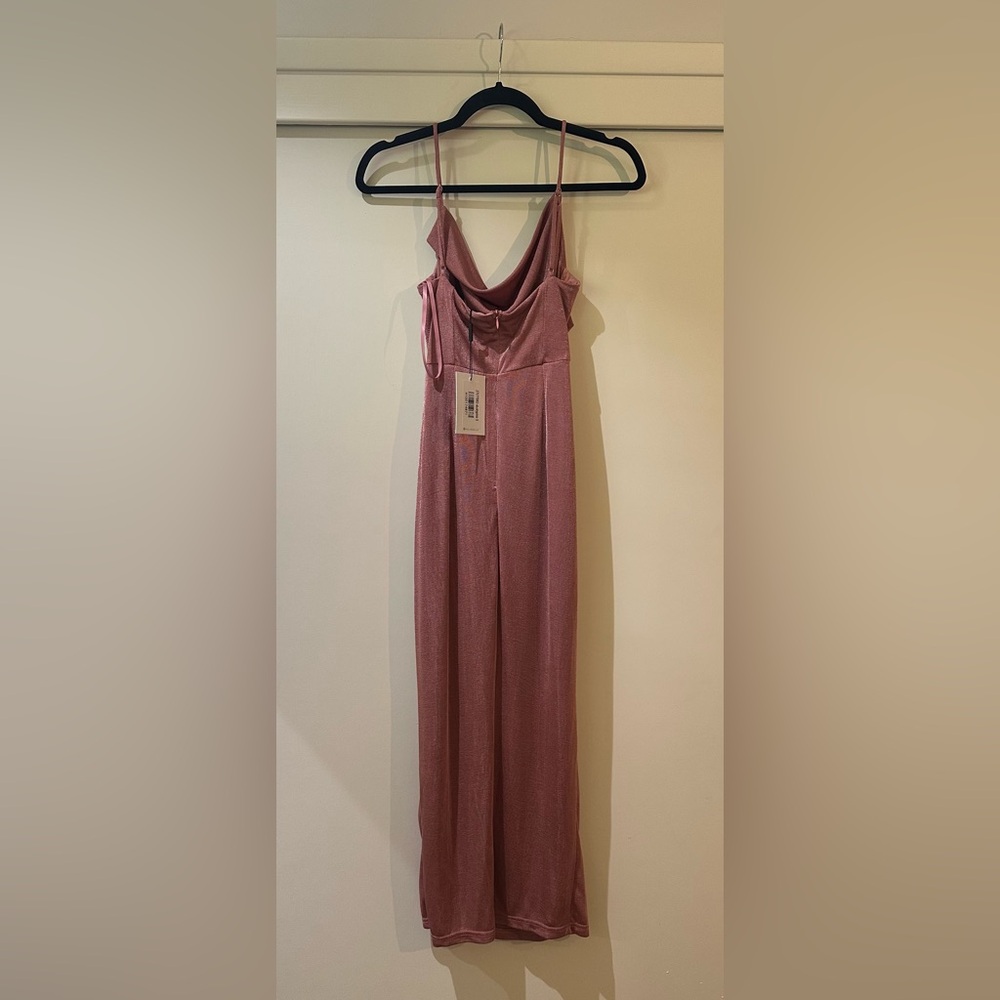 Hello Molly Dusty Pink Midi Dress - Picture 3 of 9